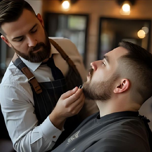 Waschen schneiden Bartrasur und Styling